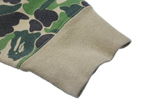 Load image into Gallery viewer, A BATHING APE アベイシングエイプ スウェットシャツ カモフラージュ 001SWG301017X Mサイズ コットン グリーン 良品 中古 62137