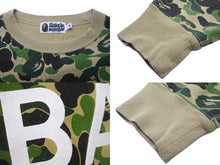 Load image into Gallery viewer, A BATHING APE アベイシングエイプ スウェットシャツ カモフラージュ 001SWG301017X Mサイズ コットン グリーン 良品 中古 62137