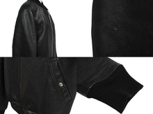 画像をギャラリービューアに読み込む, Rick Owens リックオウエンス 16SS レザーボンバージャケット RU16S3775-LCW ブラック サイズ52 美品 中古 62450