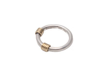 画像をギャラリービューアに読み込む, TIFFANY&amp;Co. ティファニー バンドウィズ2ワイヤー コイル リング 指輪 K18 シルバー925 3.6g サイズ6.5号 美品 中古 62490