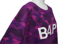 Load image into Gallery viewer, A BATHING APE アベイシングエイプ 半袖Ｔシャツ 001CSJ201015M XLサイズ カモフラージュ コットン パープル 美品 中古 62511