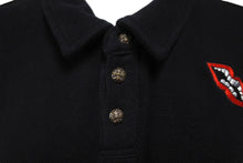 画像をギャラリービューアに読み込む, CHROME HEARTS クロムハーツ ポロシャツ マッティボーイ チョンパー クロスボール サイズXXL ブラック 美品 中古 62645