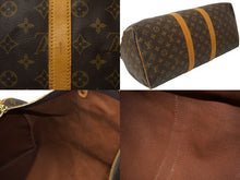 画像をギャラリービューアに読み込む, LOUIS VUITTON ルイヴィトン モノグラム キーポル45 ボストンバッグ PVC レザー M41428 ブラウン 旧型 中古 62685