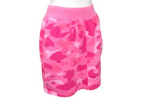 Load image into Gallery viewer, A BATHING APE アベイシングエイプ スカート カモフラージュ 001SKC202501X コットン ピンク 美品 中古 62954