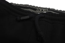 画像をギャラリービューアに読み込む, LOEWE ロエベ アナグラムジョギング スエットパンツ ブラック H526Y27X46 コットン サイズL 美品 中古 63041