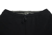 画像をギャラリービューアに読み込む, LOEWE ロエベ アナグラムジョギング スエットパンツ ブラック H526Y27X46 コットン サイズL 美品 中古 63041