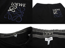 画像をギャラリービューアに読み込む, LOEWE ロエベ アナグラムジョギング スエットパンツ ブラック H526Y27X46 コットン サイズL 美品 中古 63041