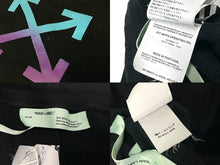 画像をギャラリービューアに読み込む, OFF-WHITE オフホワイト スウェットショーツ OMCI005F18192032 ブラック ピンク ブルー サイズL 良品 中古 63060