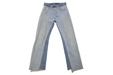 極美品 マルタンマルジェラ 2020SS カットオフ デニムパンツ ストレートレッグ レディース S51LA0120-S30617 Size36 中古 63187