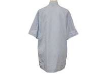 画像をギャラリービューアに読み込む, BURBERRY バーバリー ティッシ期 コットンポロシャツ 4558587 TBロゴ コットン ブルー サイズS 美品 中古 63713