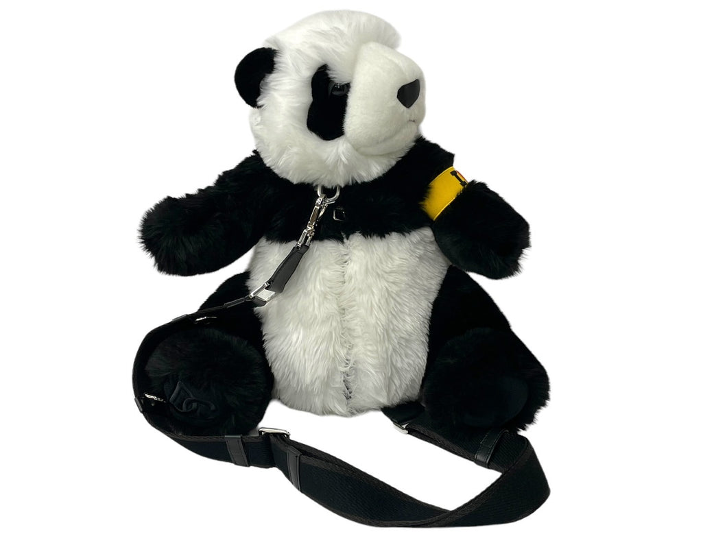 新品同様 DOLCE&GABBANA ドルチェアンドガッバーナ ショルダーバッグ パンダ 呪術廻戦 22SS ブラック ホワイト BM2110 中古 63779