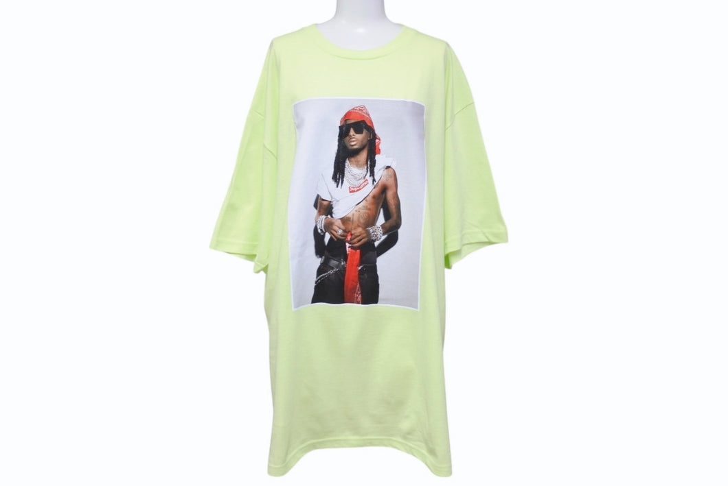 新品未使用 Supreme シュプリーム Playboi Carti プレイボイ カルティ PHOTO TEE 半袖Ｔシャツ イエロー サイズXL FW25T50 中古 4b006378