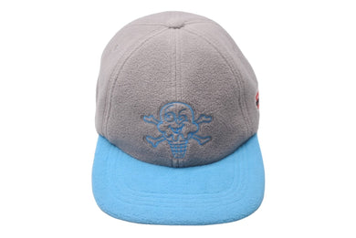 ICE CREAM アイスクリーム キャップ サイズO/S ICJP223H003 グレー ブルー Pharrell Williams BBC 刺繍 パッチ 中古 63935