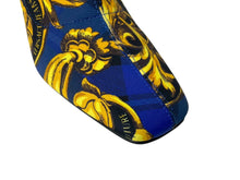 画像をギャラリービューアに読み込む, 新品未使用 VERSACE JEANS COUTURE ヴェルサーチ ジーンズ クチュール ブーツ サイズ36 71VA3SF3 総柄 中古 64143