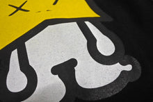 Load image into Gallery viewer, A BATHING APE × KAWS アベイシングエイプ カウズ 半袖Ｔシャツ サイズXS ブラック コットン ベイプ スター 美品 中古 64600