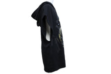 画像をギャラリービューアに読み込む, 極美品 Givenchy ジバンシー ロットワイラー ノースリーブ パーカー ブラック ドッグ 犬 アーカイブ コットン リカルドティッシ サイズXS 中古 64707