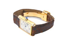 画像をギャラリービューアに読み込む, CARTIER カルティエ 時計 マストタンクLM W1013754 ヴェルメイユ レザーベルト QZ 白文字盤 中古 4b007870