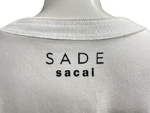 画像をギャラリービューアに読み込む, SACAI サカイ SADE シャーデプリント 半袖Ｔシャツ トップス 21-0227S ホワイト コットン サイズ4 良品 中古 64815