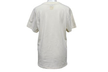 画像をギャラリービューアに読み込む, LOEWE ロエベ 半袖Ｔシャツ トップス クールネック ロゴプリント S540Y22X06 ベージュ グリーン ゴールド サイズS 良品 中古 64820