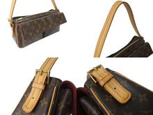 画像をギャラリービューアに読み込む, 極美品 LOUIS VUITTON ルイ ヴィトン ハンドバッグ モノグラム ヴィバシテMM PVCコーティング M51164 ブラウン ゴールド金具 中古 64908