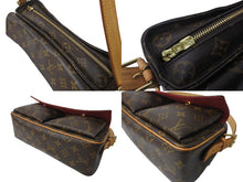 画像をギャラリービューアに読み込む, 極美品 LOUIS VUITTON ルイ ヴィトン ハンドバッグ モノグラム ヴィバシテMM PVCコーティング M51164 ブラウン ゴールド金具 中古 64908