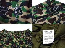 Load image into Gallery viewer, 極美品 SAINT MICHAEL BAPE セントマイケル アベイシングエイプ トラックパンツ SM-YS8-0000-C30 サイズM グリーン 美品 中古 64988