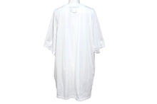 画像をギャラリービューアに読み込む, 極美品 RAF SIMONS ラフシモンズ 半袖Ｔシャツ ラウンドネック ショートスリーブ RロゴTシャツ ホワイト ブラック コットン XL 中古 64999