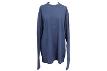 画像をギャラリービューアに読み込む, 新品未使用 YEEZY GAP イージー ギャップ 長袖Ｔシャツ RN54023/CA17897 Mサイズ カニエウエスト コットン ネイビー 中古 65028