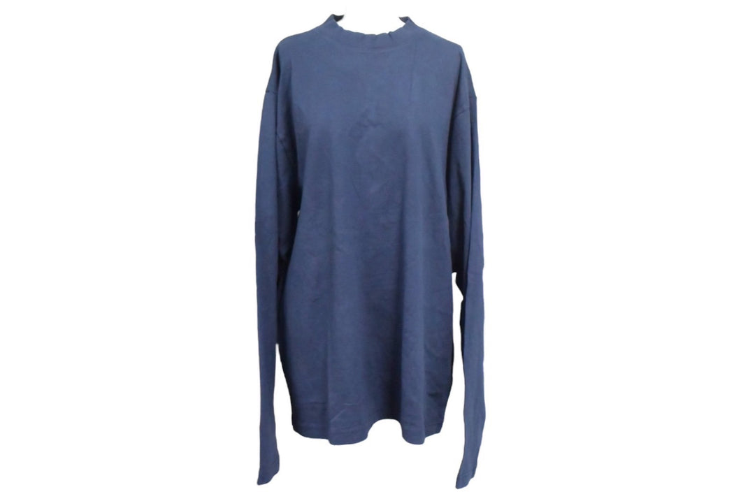 新品未使用 YEEZY GAP イージー ギャップ 長袖Ｔシャツ RN54023/CA17897 Mサイズ カニエウエスト コットン ネイビー 中古 65028