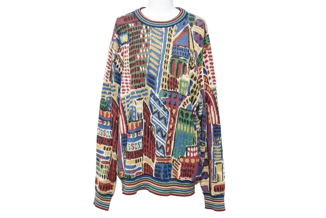 極美品 Supreme シュプリーム×MISSONI ニット・セーター マルチカラー コットン ポリエステル サイズM 中古 4b006506