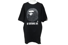 画像をギャラリービューアに読み込む, A BATHING APE KAWS アベイシングエイプ カウズ 半袖Ｔシャツ コラボ ブラック サイズL プリント ベイプ 美品 中古 65233