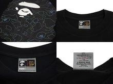 画像をギャラリービューアに読み込む, A BATHING APE KAWS アベイシングエイプ カウズ 半袖Ｔシャツ コラボ ブラック サイズL プリント ベイプ 美品 中古 65233
