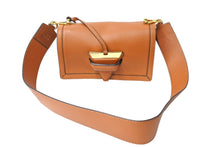 画像をギャラリービューアに読み込む, 極美品 LOEWE ロエベ バルセロナ ショルダーバッグ ボディバッグ スペイン製 カーフレザー ブラウン ゴールド金具 中古 65305