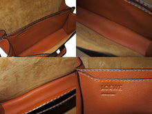画像をギャラリービューアに読み込む, 極美品 LOEWE ロエベ バルセロナ ショルダーバッグ ボディバッグ スペイン製 カーフレザー ブラウン ゴールド金具 中古 65305