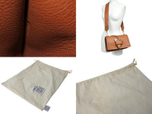 画像をギャラリービューアに読み込む, 極美品 LOEWE ロエベ バルセロナ ショルダーバッグ ボディバッグ スペイン製 カーフレザー ブラウン ゴールド金具 中古 65305