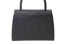 画像をギャラリービューアに読み込む, YVES SAINT LAURENT イヴサンローラン ハンドバッグ YSL ロゴ ブラック レザー YS3339CH10 ゴールド金具 美品 中古 65364