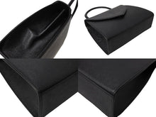 画像をギャラリービューアに読み込む, YVES SAINT LAURENT イヴサンローラン ハンドバッグ YSL ロゴ ブラック レザー YS3339CH10 ゴールド金具 美品 中古 65364