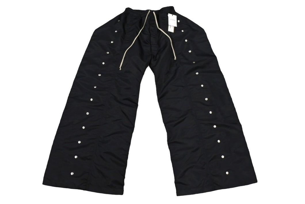 新品未使用 Rick Owens DRKSHDW リックオウエンス ダークシャドウ バベル プッシャー パンツ 2024SS ブラック ナイロン サイズM DU01D1377/BR 中古 65418