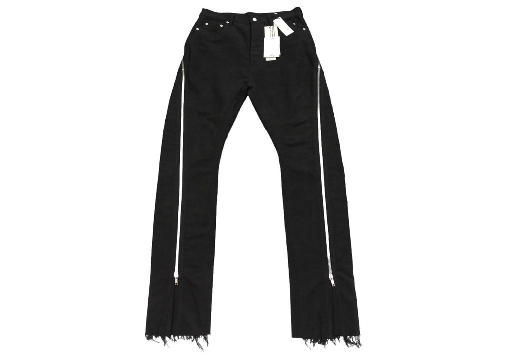 極美品 Rick Owens リックオウエンス 24FW BOLAN BANANA デニムパンツ ブラック ボランバナナ PORTERVILLE RU02D6343 サイズ31 中古 65421