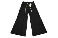 画像をギャラリービューアに読み込む, 新品未使用 RICK OWENS DRKSHDW リックオウエンス ダークシャド ダブルカーゴ ジャンボ ベラパンツ 2024FW ブラック サイズL DU10D1398 CB 中古 65425