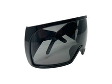 画像をギャラリービューアに読み込む, 新品未使用 Rick Owens リックオウエンス 23SS クリースター サングラス Kriester ブラック ナイロン アイウェア RG0000011GBLKB 中古 65426