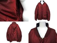 画像をギャラリービューアに読み込む, VETEMENTS ヴェトモン ボンバージャケット サイズS WAH18JA18 アルファ リバーシブル ナイロン グリーン レッド 18SS 美品 中古 65806