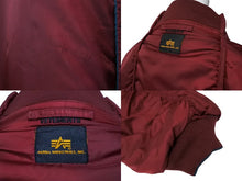 画像をギャラリービューアに読み込む, VETEMENTS ヴェトモン ボンバージャケット サイズS WAH18JA18 アルファ リバーシブル ナイロン グリーン レッド 18SS 美品 中古 65806