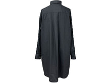 画像をギャラリービューアに読み込む, Sacai サカイ ニット シャツ サイズ2 ウール 14-02124 ドッキング 再構築 切り返しデザイン ブラック ネイビー 美品 中古 65919