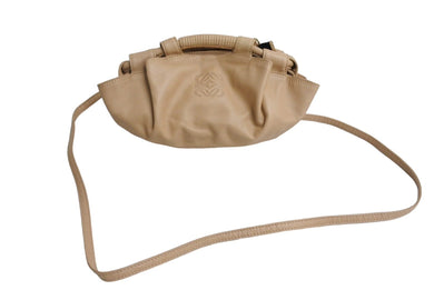 LOEWE ロエベ ナッパアイレ アナグラム 2WAY ショルダーバッグ ハンドバッグ 060802 天然皮革 ベージュ 美品 中古 66061