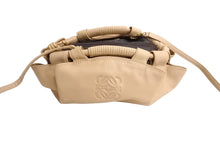 画像をギャラリービューアに読み込む, LOEWE ロエベ ナッパアイレ アナグラム 2WAY ショルダーバッグ ハンドバッグ 060802 天然皮革 ベージュ 美品 中古 66061