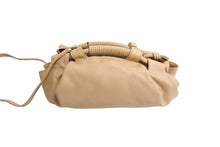 画像をギャラリービューアに読み込む, LOEWE ロエベ ナッパアイレ アナグラム 2WAY ショルダーバッグ ハンドバッグ 060802 天然皮革 ベージュ 美品 中古 66061