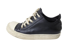 画像をギャラリービューアに読み込む, Rick Owens リックオウエンス LPO LOW SNEAKERS スニーカー RU21S6891 レザー ローカット サイズ42 ブラック 良品 中古 66093