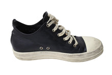 画像をギャラリービューアに読み込む, Rick Owens リックオウエンス LPO LOW SNEAKERS スニーカー RU21S6891 レザー ローカット サイズ42 ブラック 良品 中古 66093