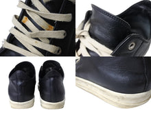 画像をギャラリービューアに読み込む, Rick Owens リックオウエンス LPO LOW SNEAKERS スニーカー RU21S6891 レザー ローカット サイズ42 ブラック 良品 中古 66093
